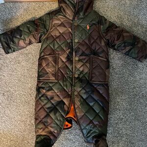 Ralph Lauren camo snow suit for baby 3M